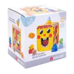 Houten Vormenstoof Eenhoorn, 12dlg