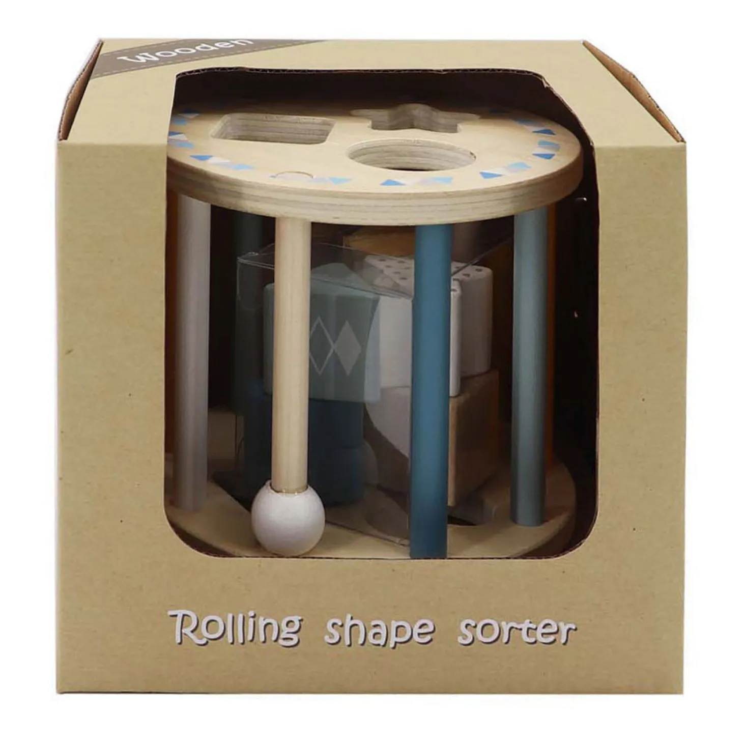 Houten Vormenstoof Rollend