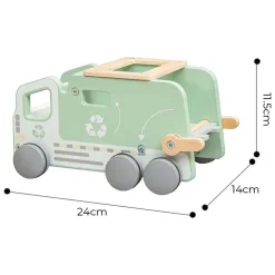 Houten Vuilniswagen Vormenauto