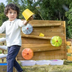 Houten Water Speelmuur 2-zijdig