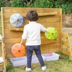 Houten Water Speelmuur 2-zijdig