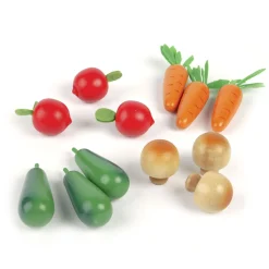 Houten Winter Groenten in een Kratje