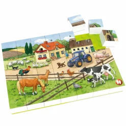 Hubelino Blokpuzzel Leven op de Boerderij - 35st.