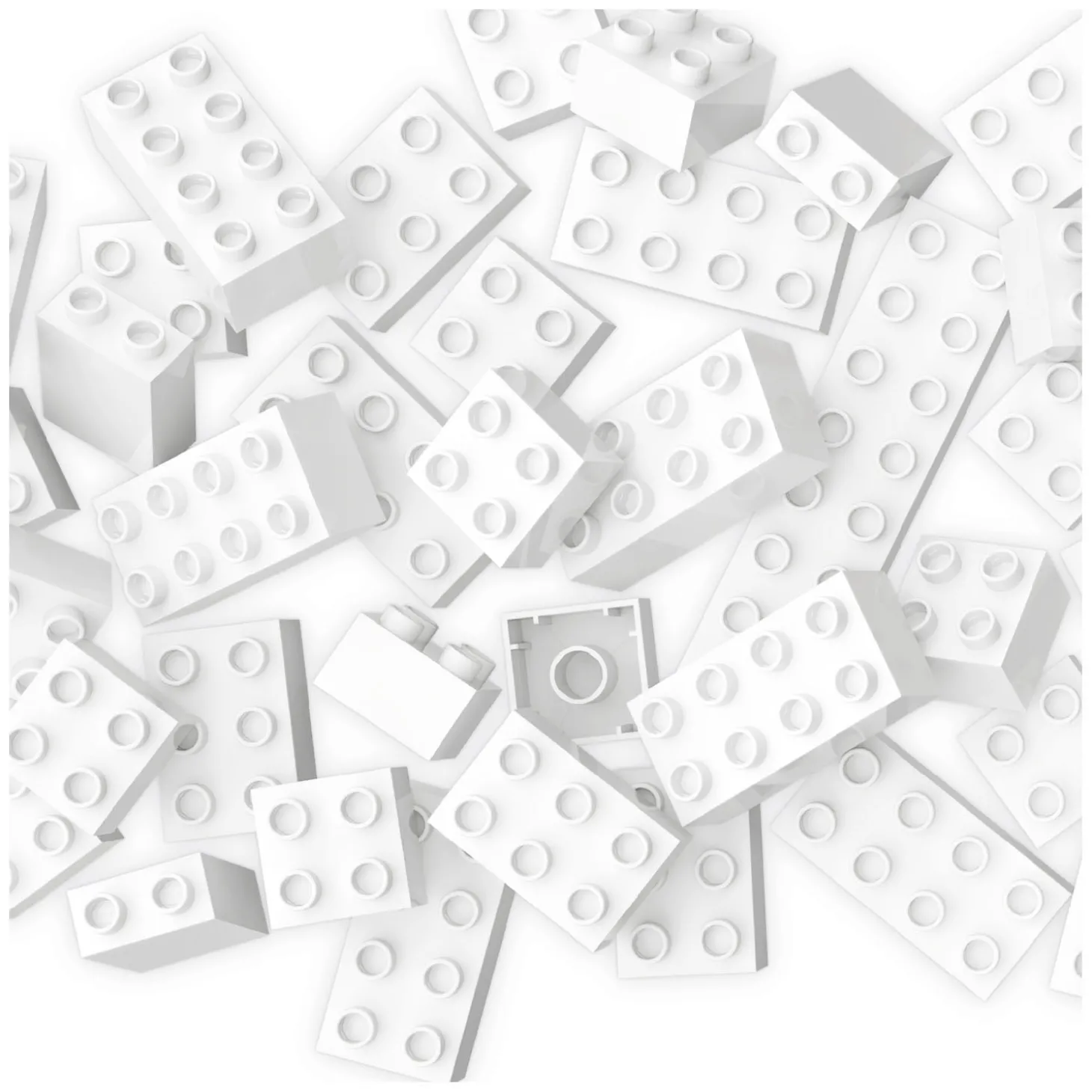 Hubelino Bouwstenen Wit - 120dlg.