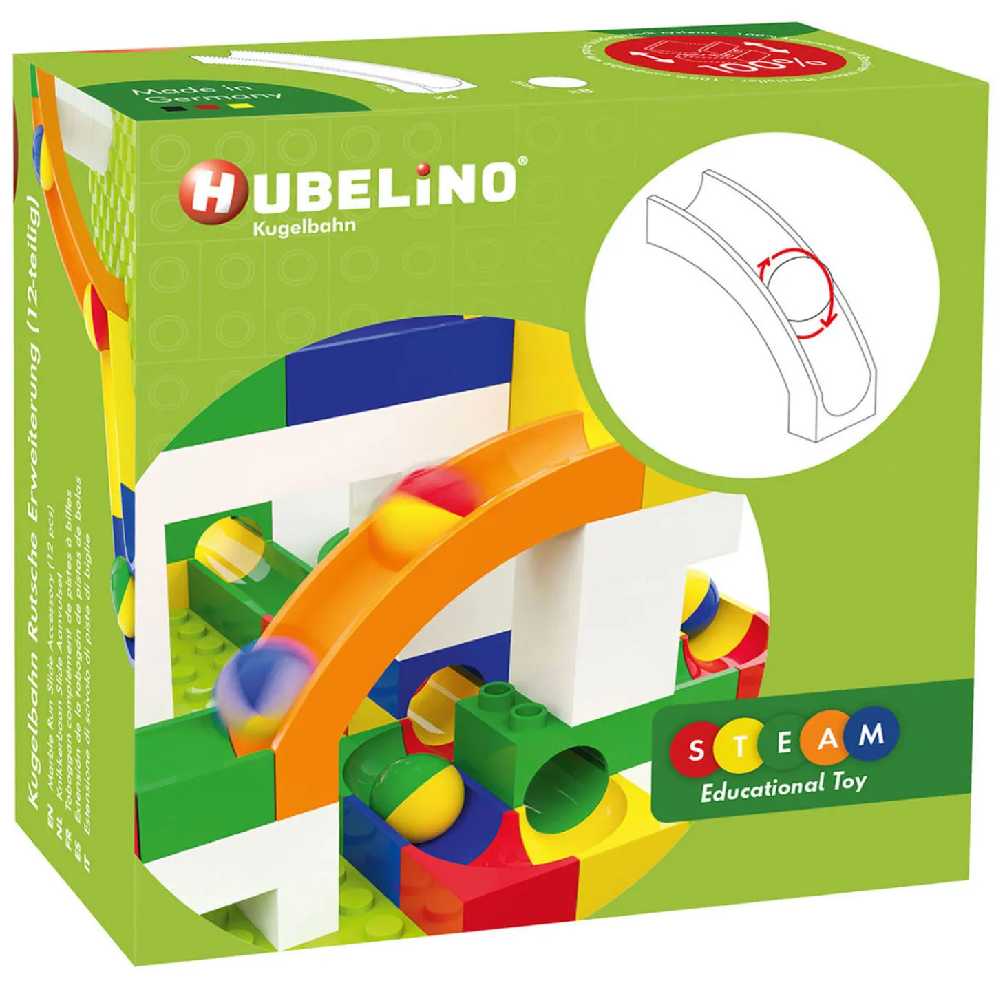 Hubelino Glijbaan Delen, 12dlg.