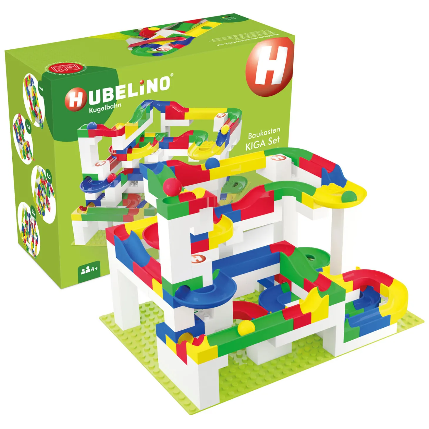 Hubelino Knikkerbaan KIGA Scholenset Bouwdoos, 352dlg