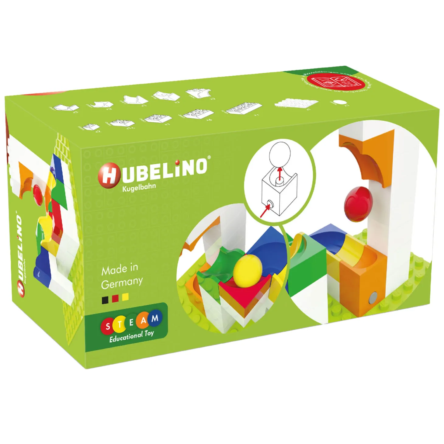 Hubelino Knikkerbaan Uitbreidingsset Katapult - 41dlg.