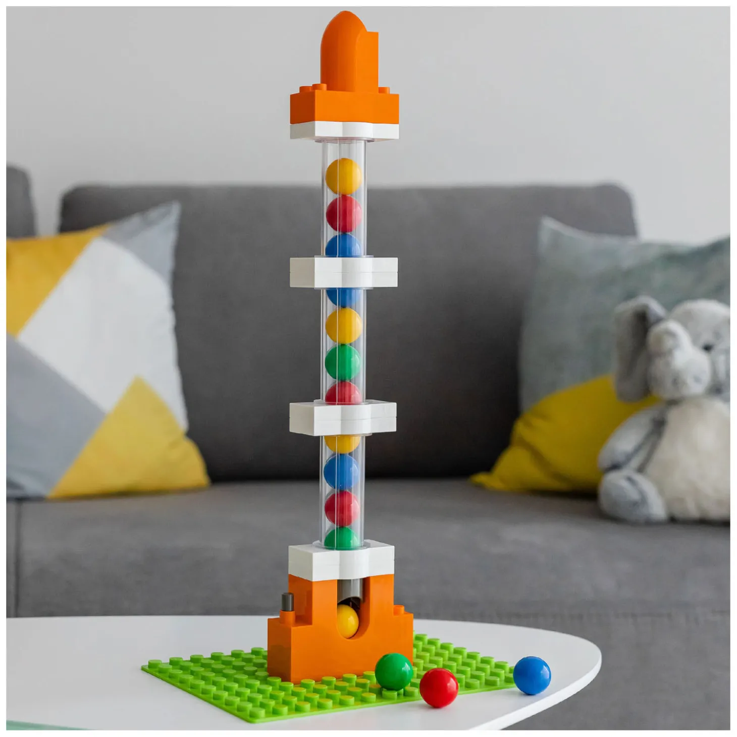 Hubelino Knikkerbaan Uitbreidingsset Lift, 24dlg.