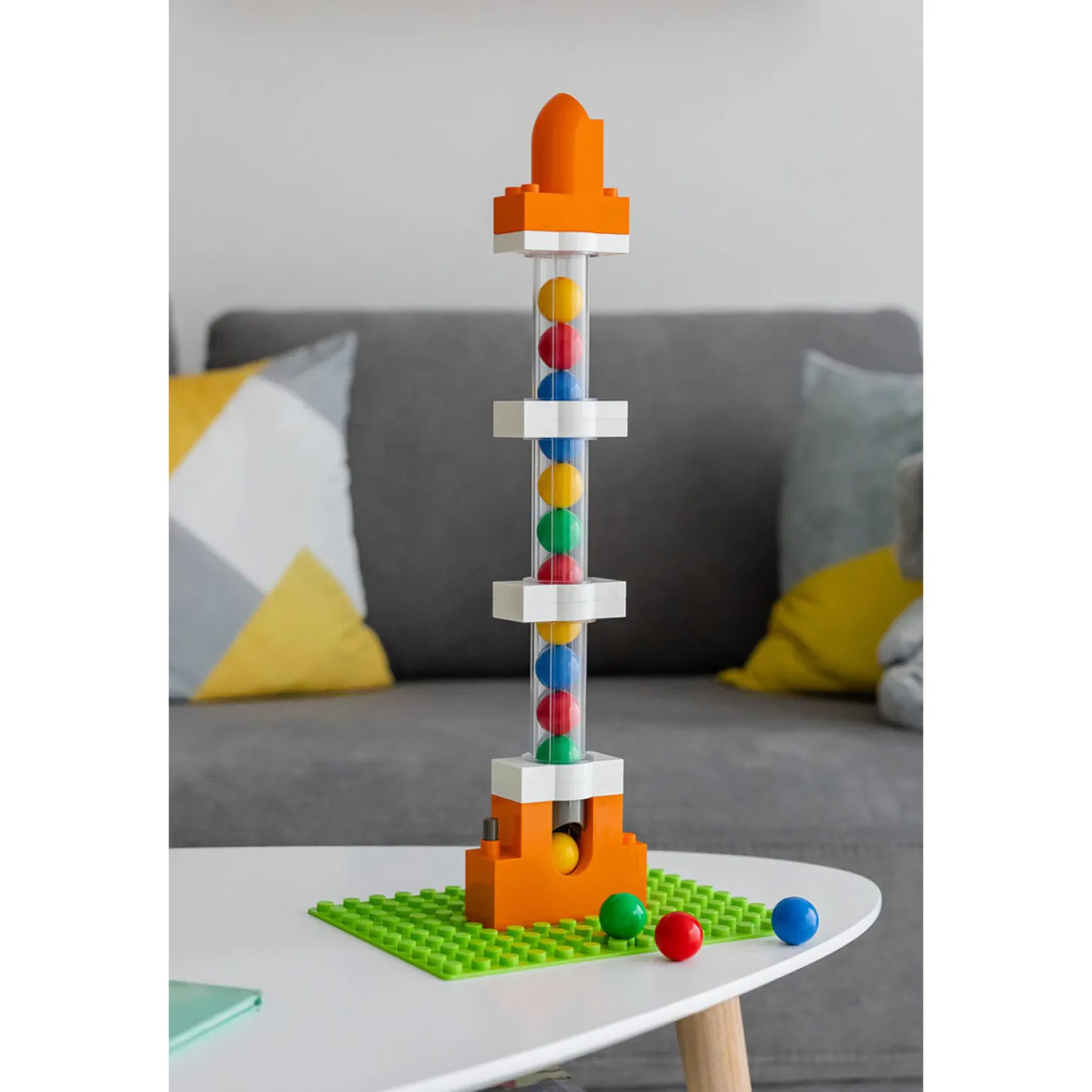 Hubelino Knikkerbaan Uitbreidingsset Lift, 24dlg.