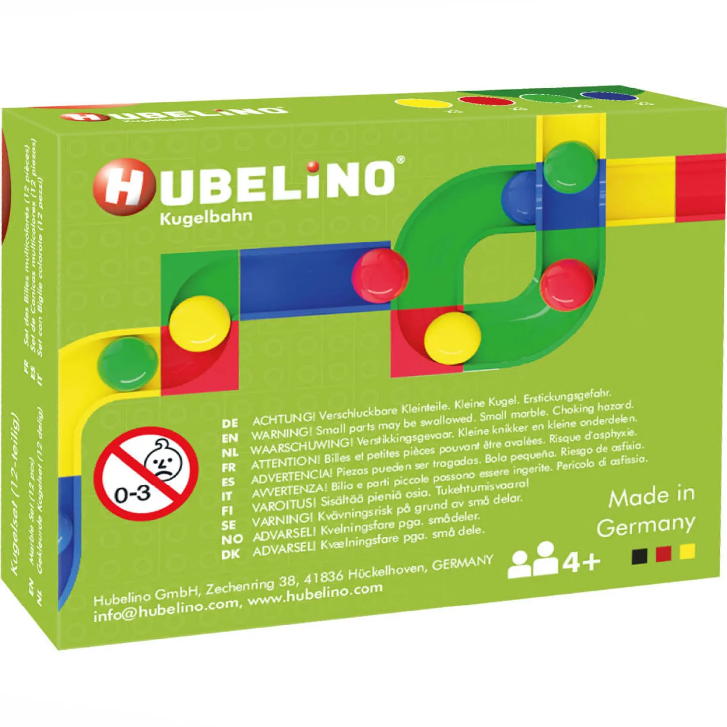 Hubelino Knikkers Kunststof - 12st.