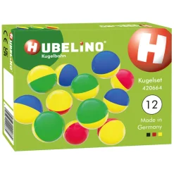 Hubelino Knikkers Twee Kleuren, 12st.