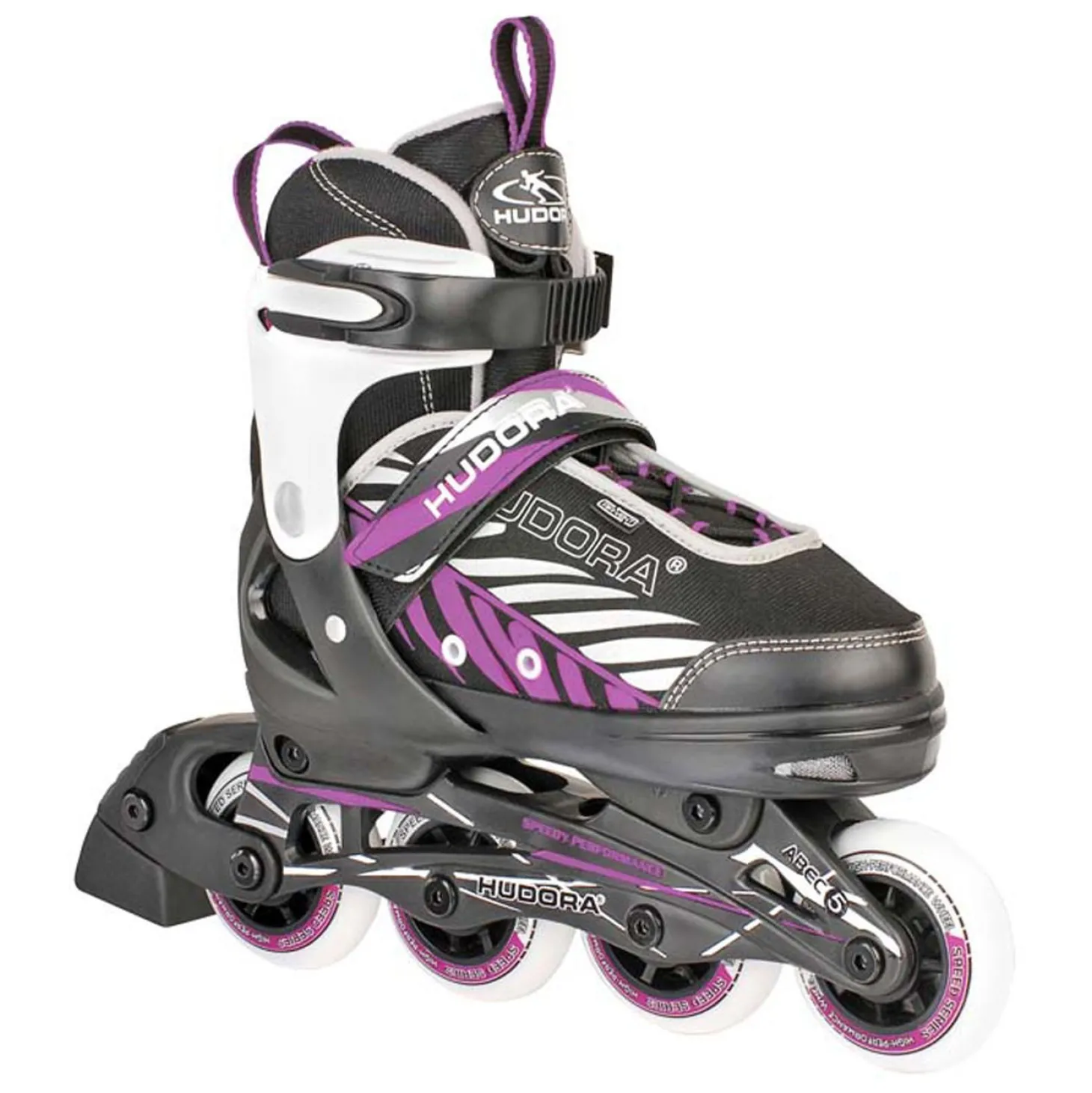 HUDORA Kinder Skeelers Mia Paars, Maat 33-36
