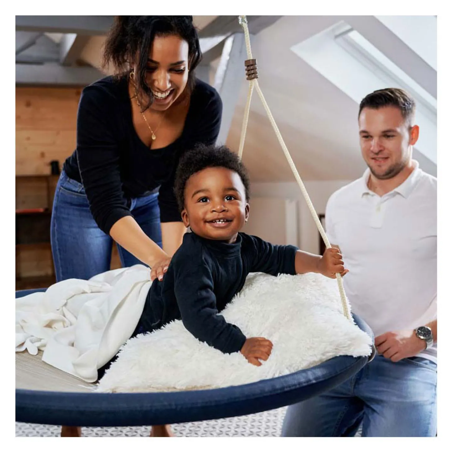 HUDORA Nestschommel Lounge 110 - Midnight