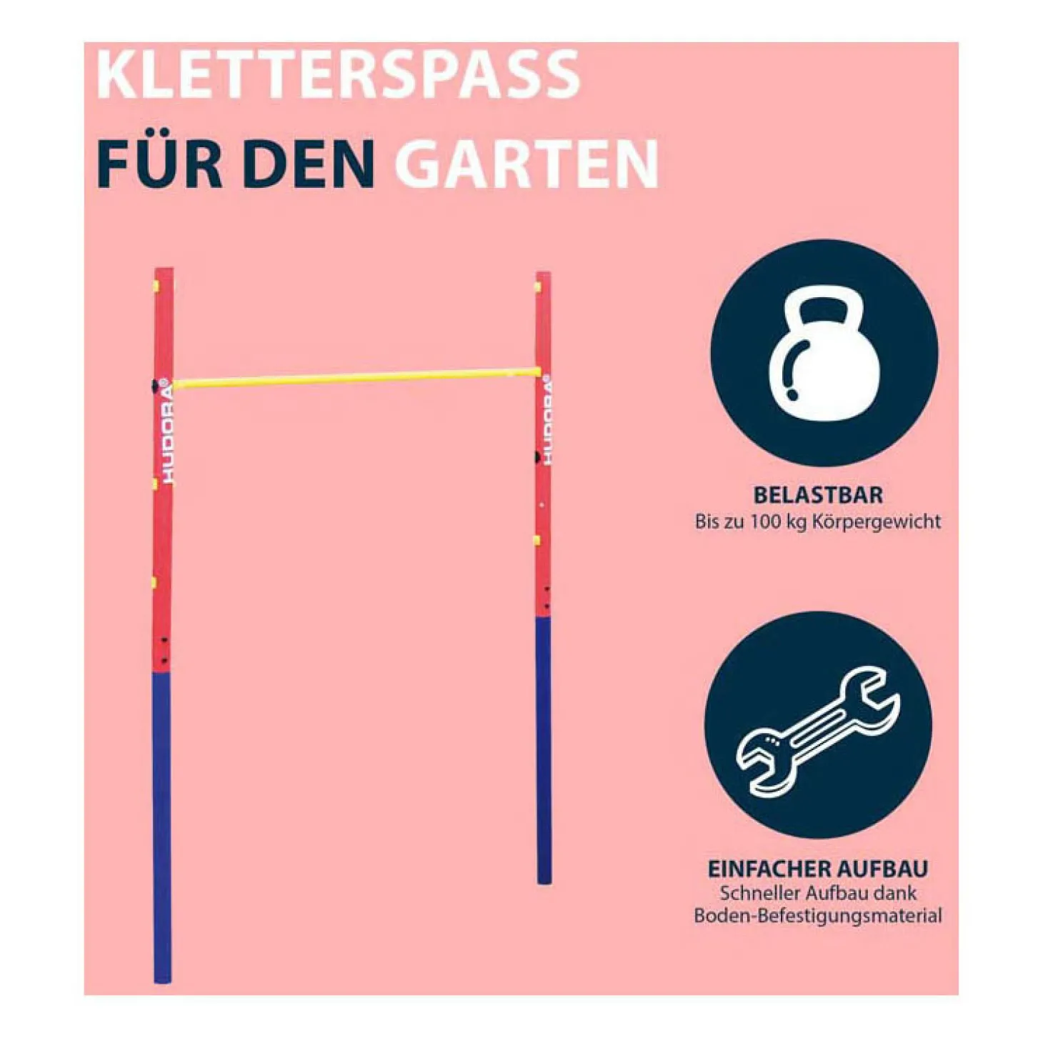 HUDORA Rekstok Duikelrek Fabian Enkel
