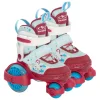 HUDORA Rolschaatsen My First Quad LED Eenhoorn, Maat 26-29