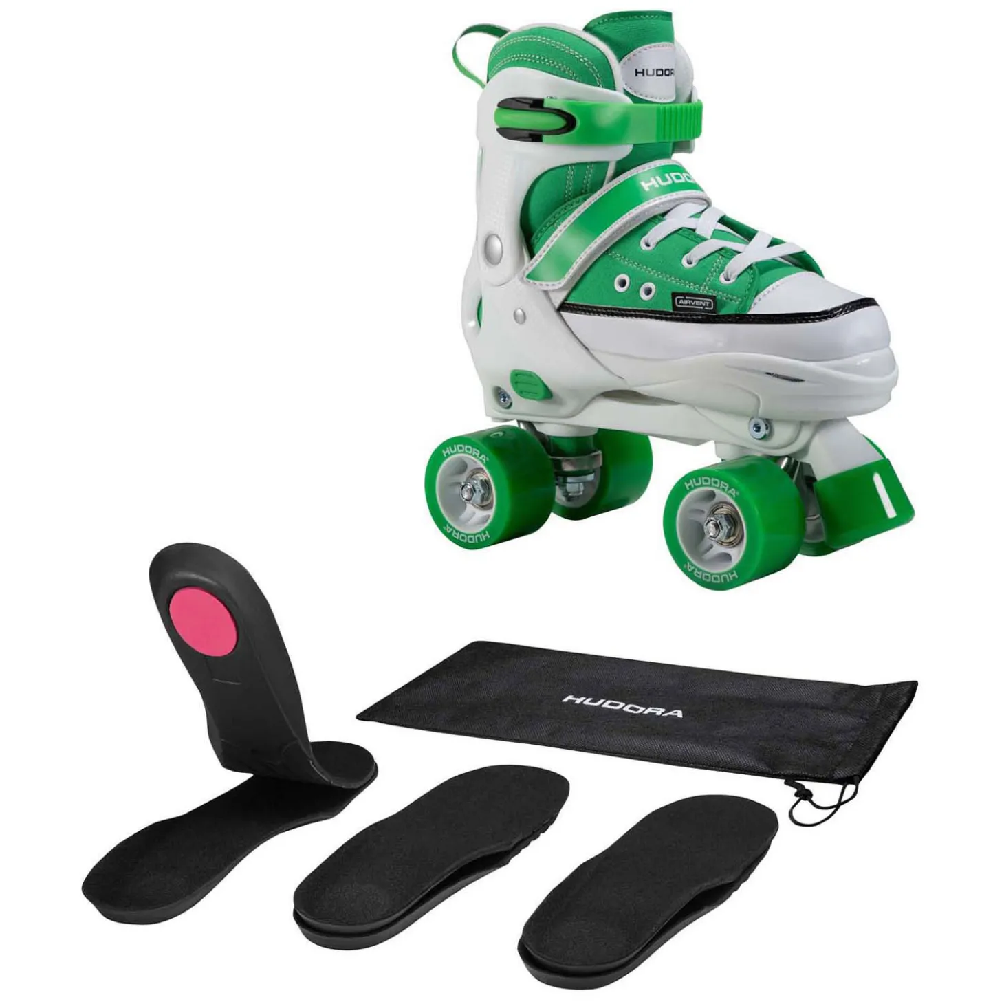 HUDORA Rolschaatsen Sneaker Groen, Maat 36-39