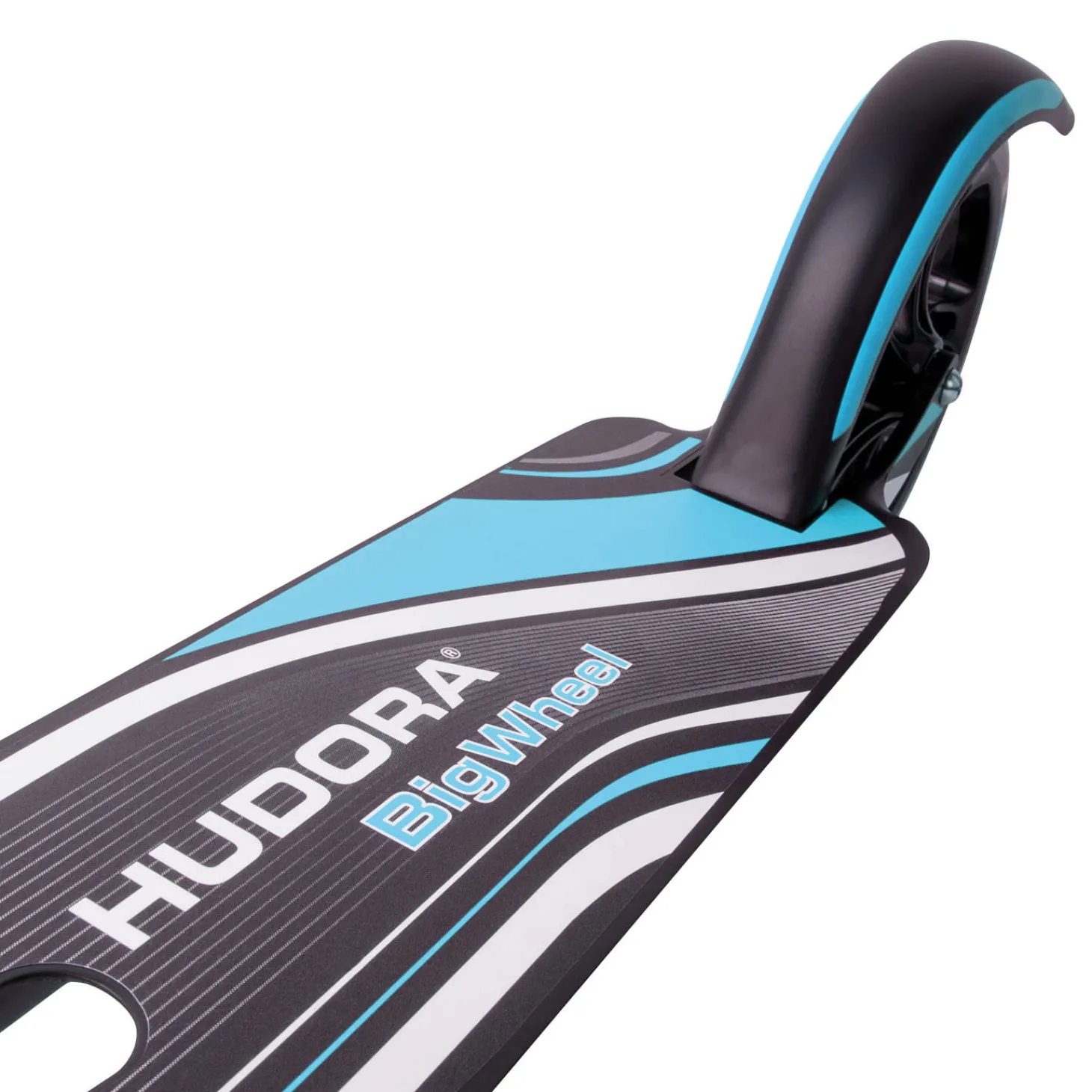 HUDORA Scooter Big Wheel Step RX205 - Zwart/Blauw