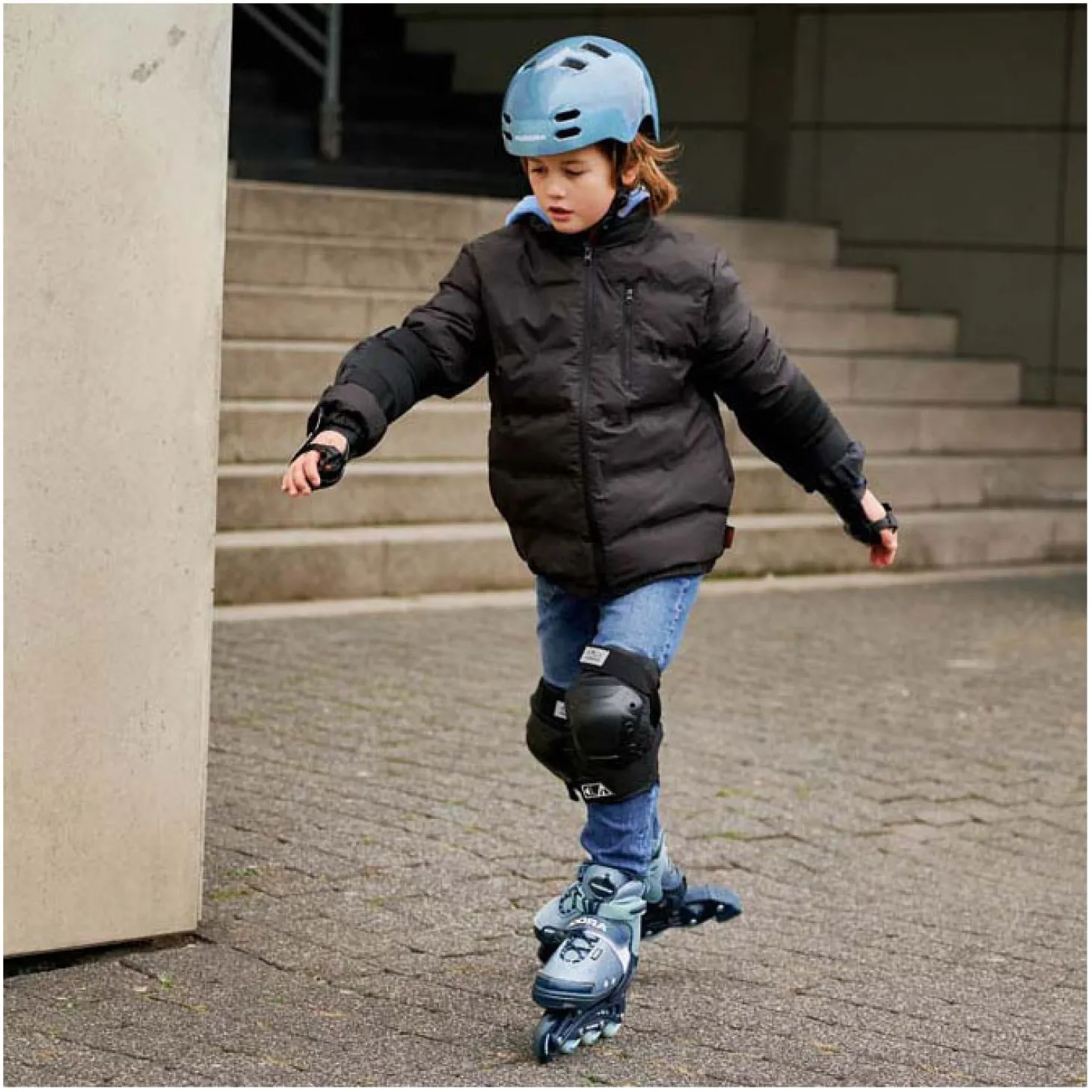 HUDORA Skeelers Leon 2.0 Ocean Blauw, Maat 33-36