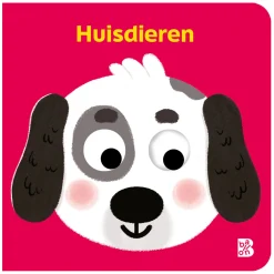 Huisdieren - Kartonboek met Wiebeloogjes