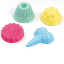 IJs en Cupcakes Zandvormen, 4st.