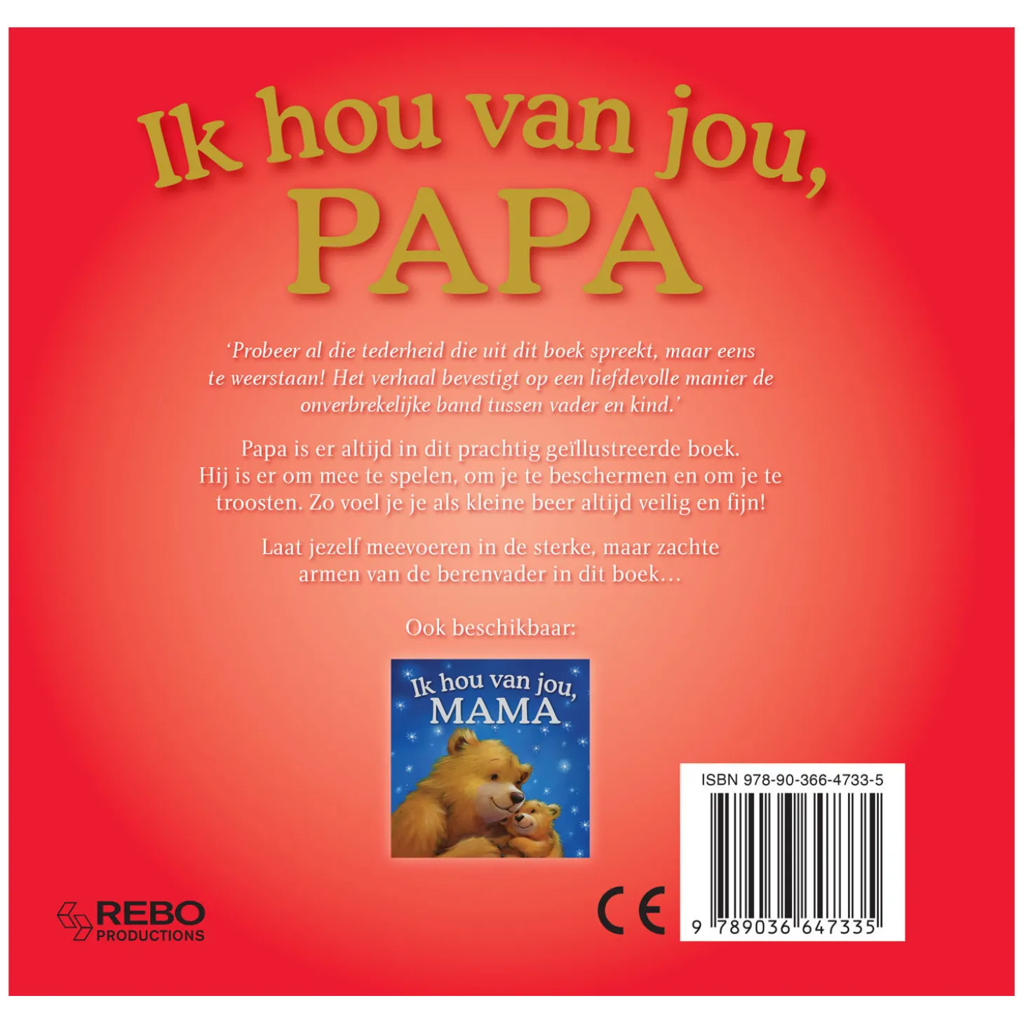 Ik Hou Van Jou, Papa - Kartonboek