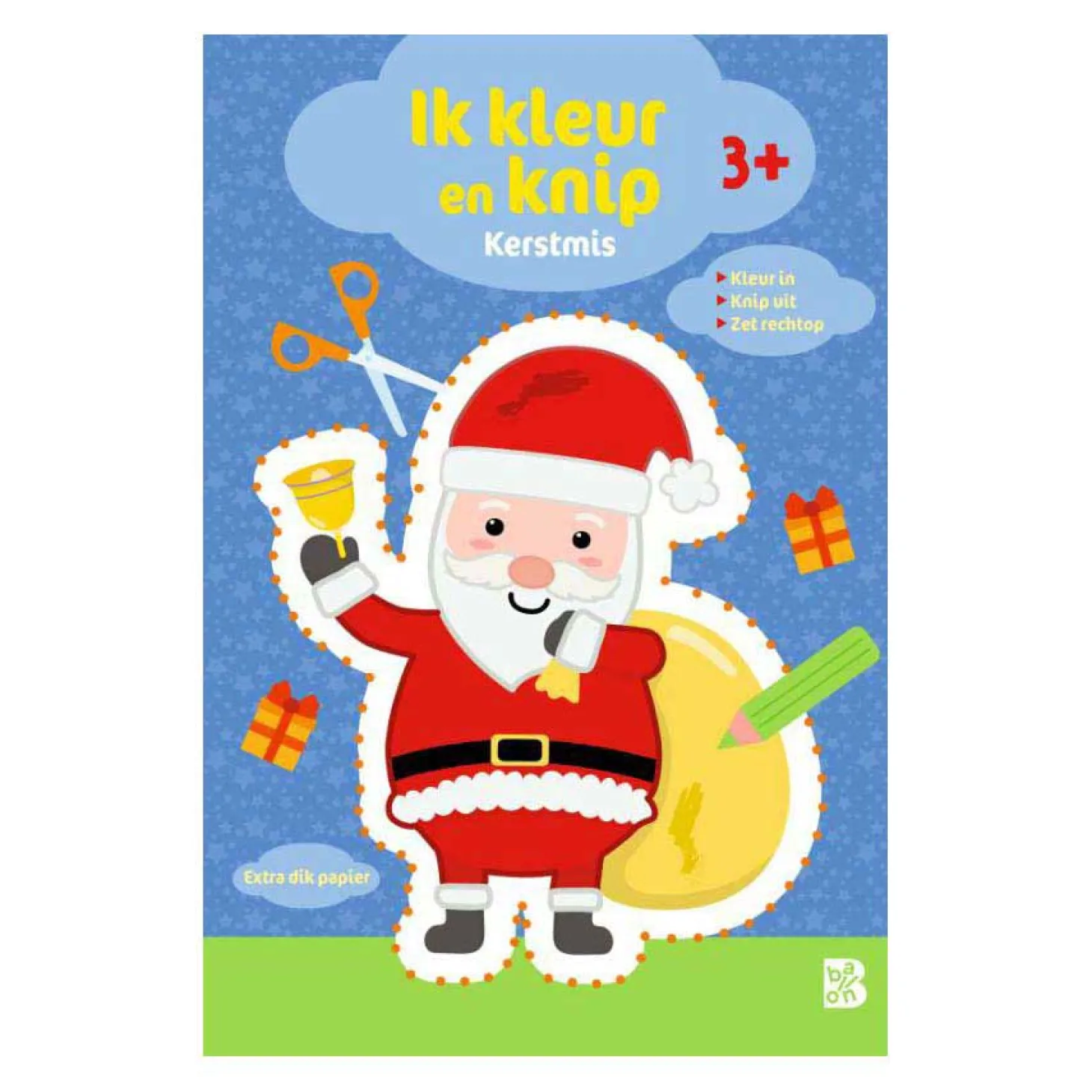 Ik Kleur en Knip - Kerstmis 3+