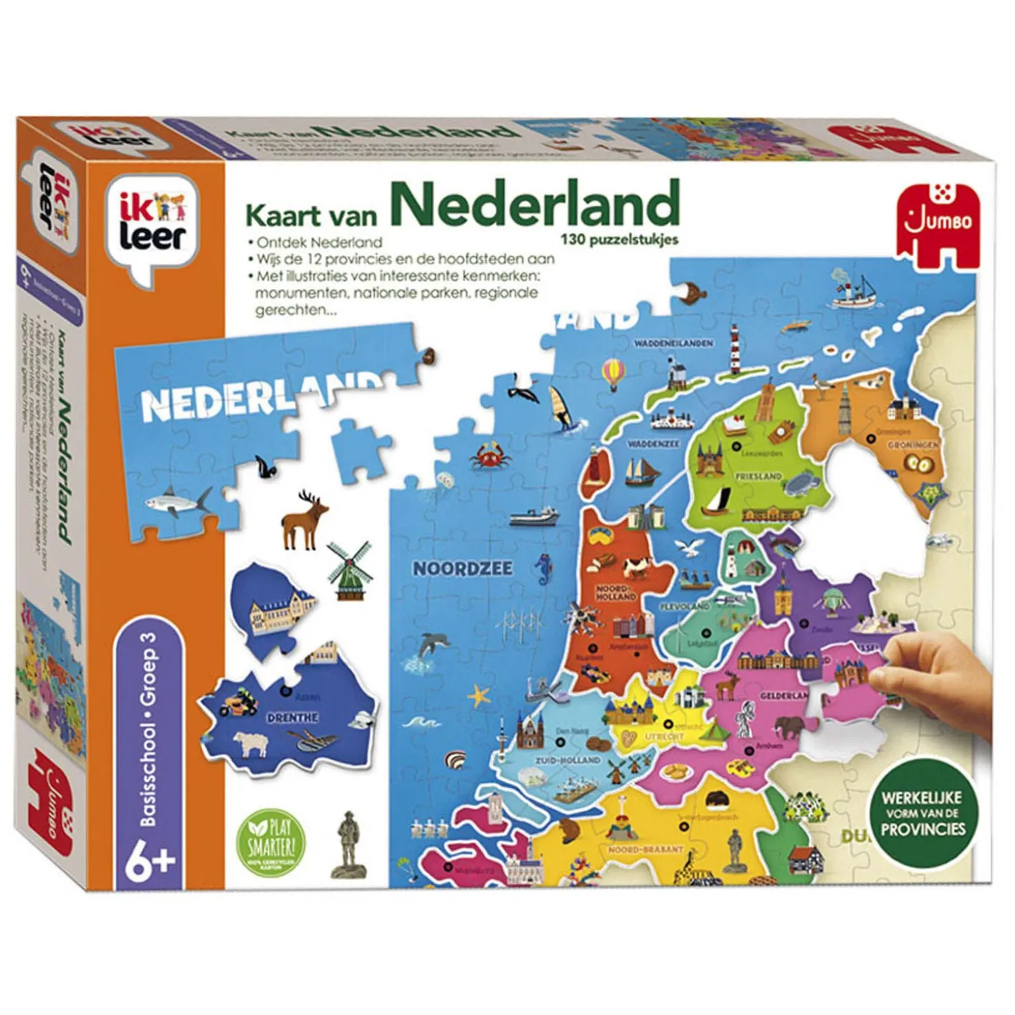 Ik Leer Kaart van Nederland