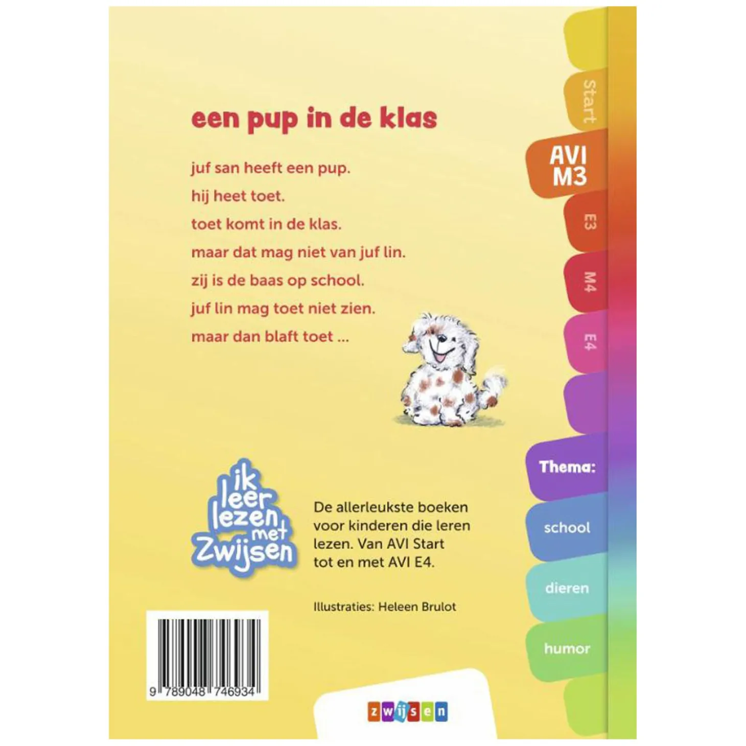 Ik leer lezen - een pup in de klas (AVI-M3)