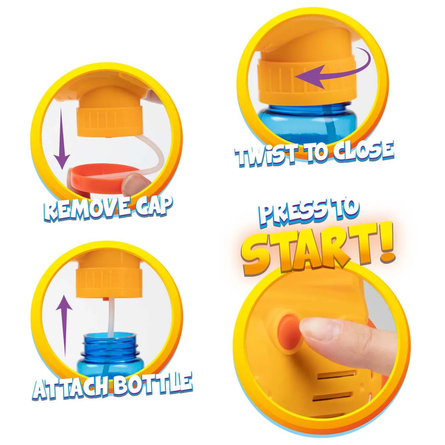 Incredibubble Bellenblaaspistool Hamer