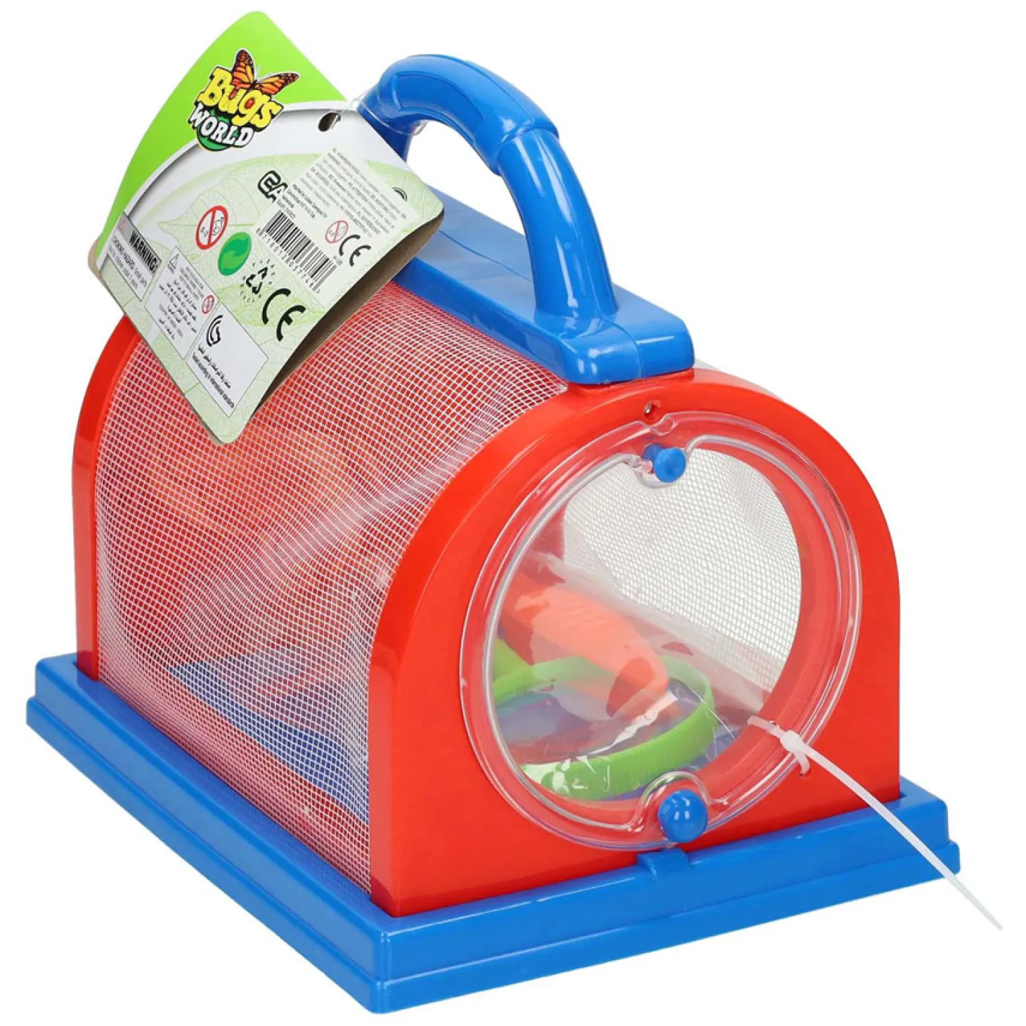 Insecten Observatiekast Rood/Blauw, 3dlg.