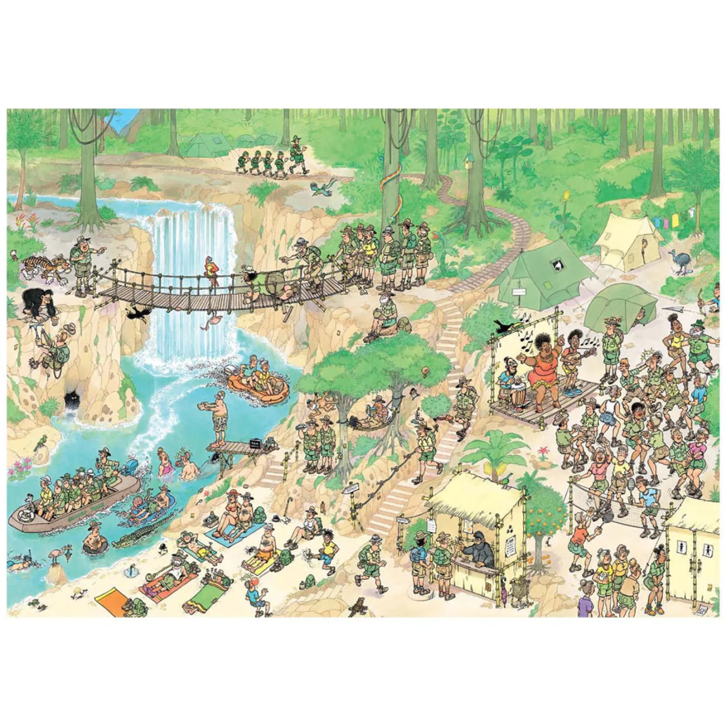 Jan van Haasteren Legpuzzel - De Jungletocht, 1000st.