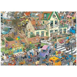 Jan van Haasteren Legpuzzel - 2in1 Safari & Storm, 2x1000st.