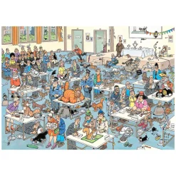 Jan van Haasteren Legpuzzel - De Kattenshow - 1000st.