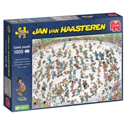 Jan van Haasteren Legpuzzel - Skateboarden in de Bowl, 1000st.