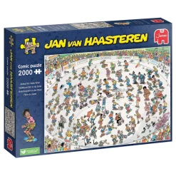 Jan van Haasteren Legpuzzel - Skateboarden in de Bowl, 2000st.