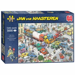 Jan van Haasteren Legpuzzel - Traffic Chaos, 3000st.