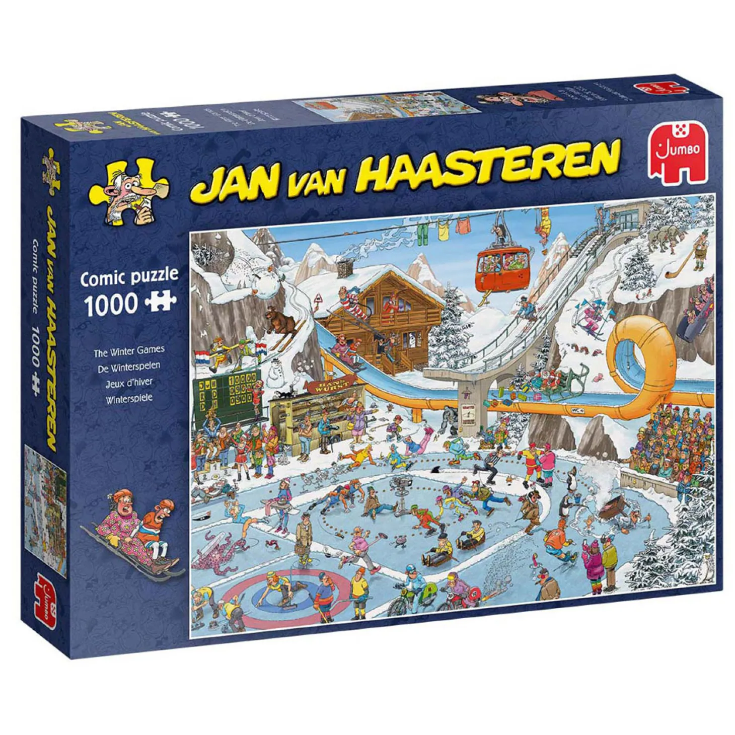 Jan van Haasteren Legpuzzel - Winterspelen, 1000st.
