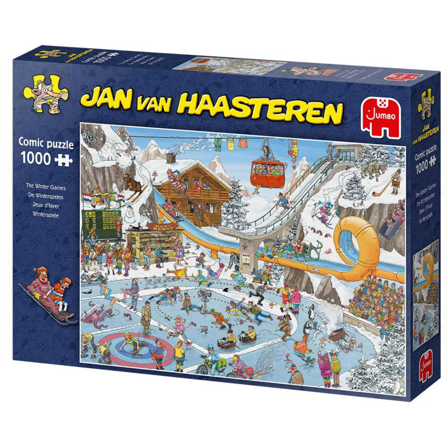 Jan van Haasteren Legpuzzel - Winterspelen, 1000st.