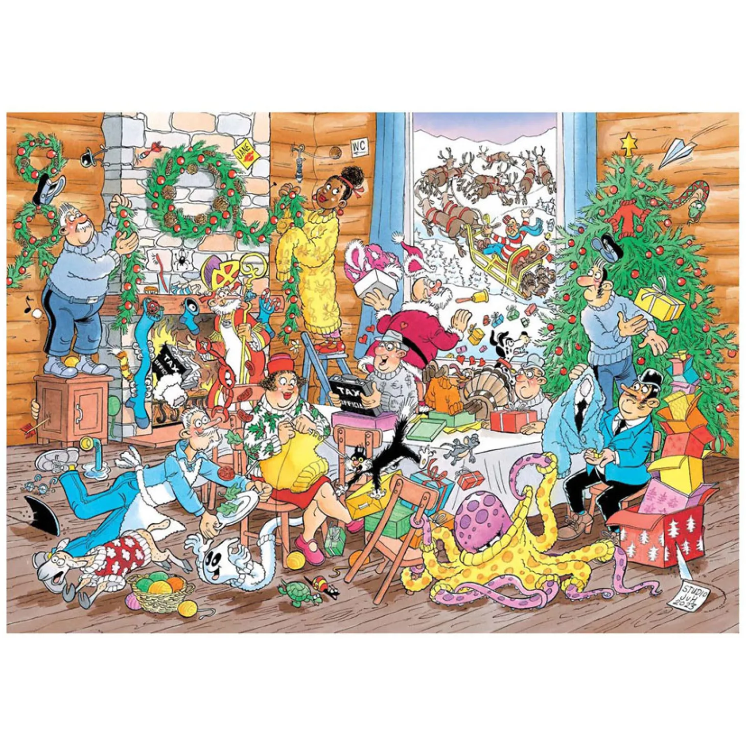 Jan van Haasteren Legpuzzel - Kerstkriebels - 500st.