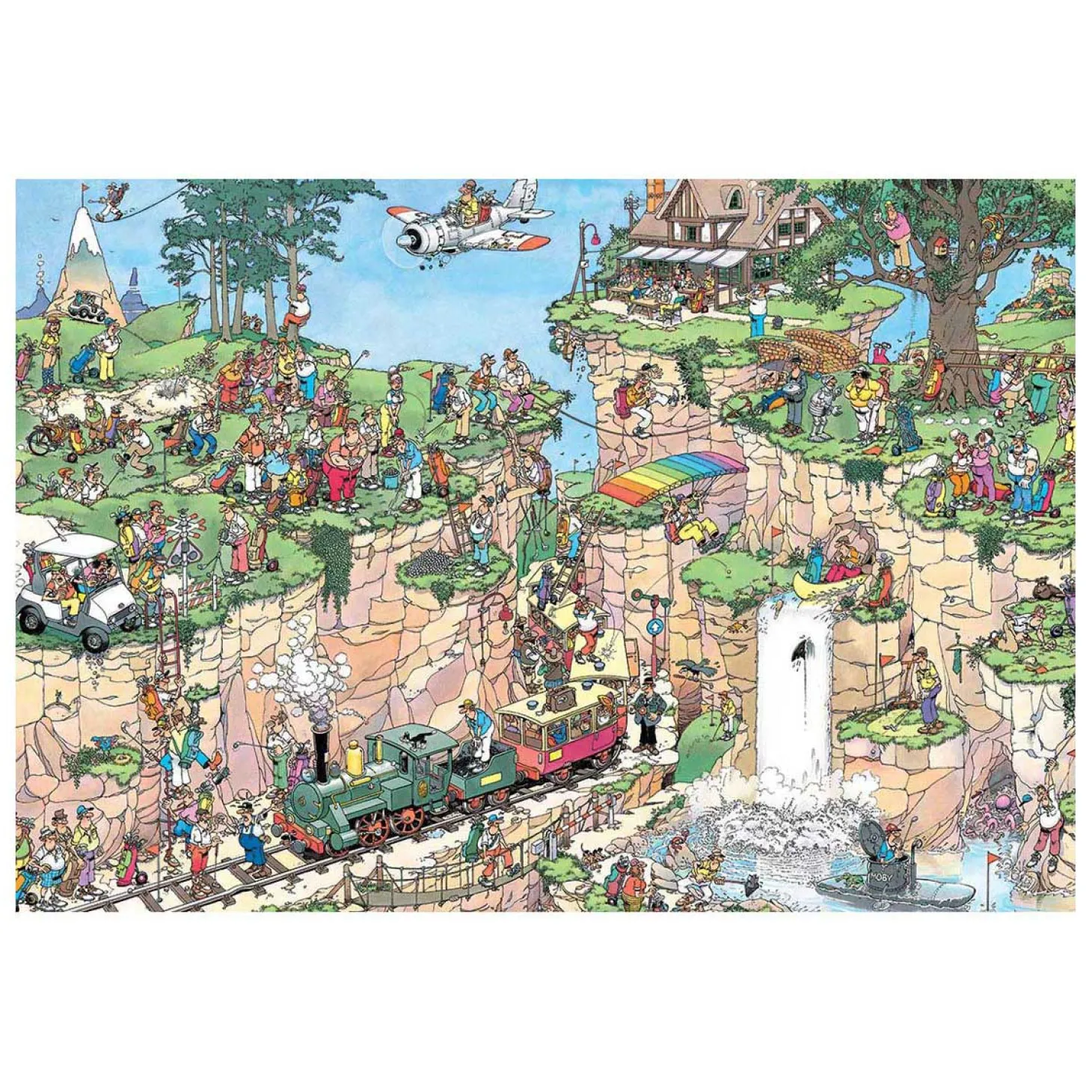 Jan van Haasteren Legpuzzel - De Golfbaan - 5000st.