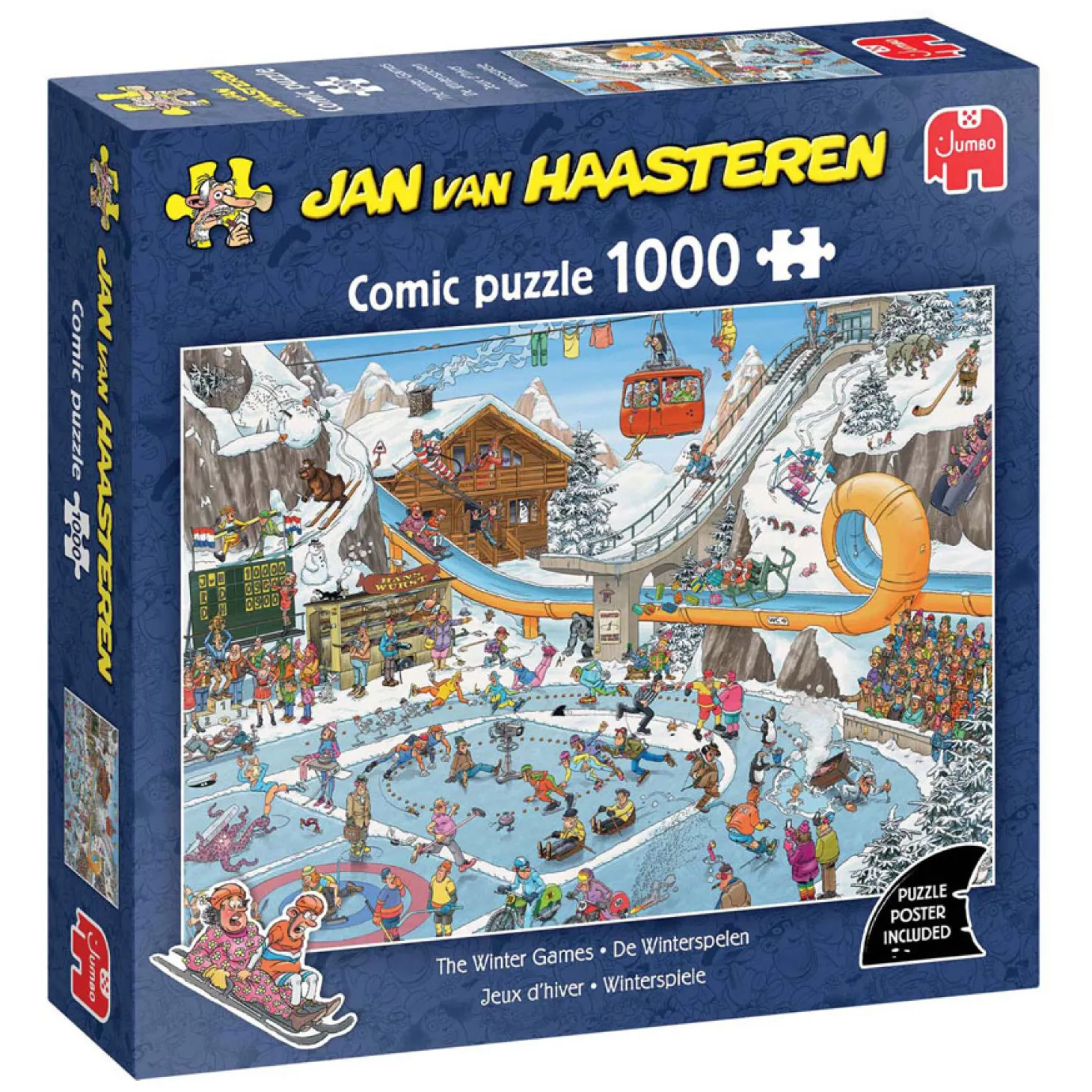 Jan van Haasteren Legpuzzel - Winterspelen, 1000st.