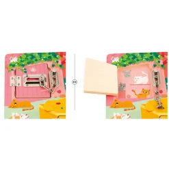 Janod - Activiteitenbord met Sloten en Grendels De Boerderij