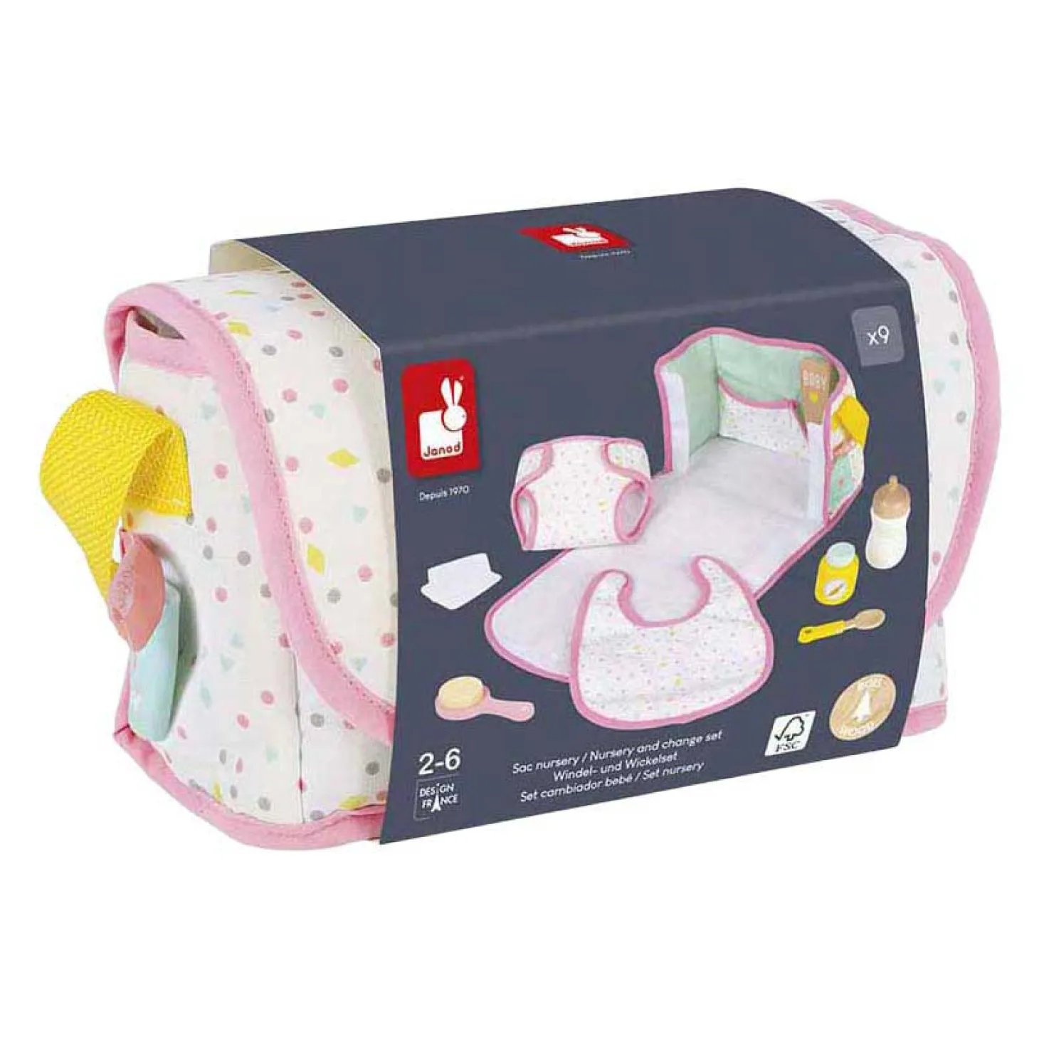 Janod - Verschoningstas - 9dlg.