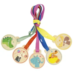 Janod Applepop - Houten Medailles - 5dlg.