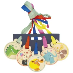 Janod Applepop - Houten Medailles - 5dlg.