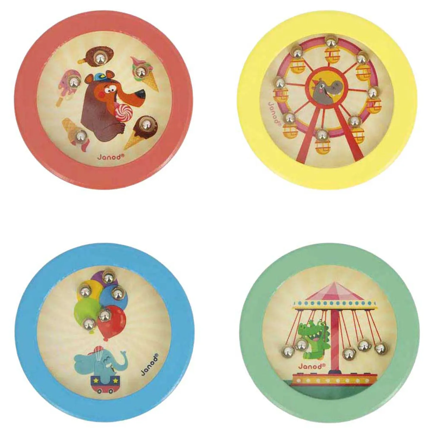 Janod Applepop Houten Geduldspelletje