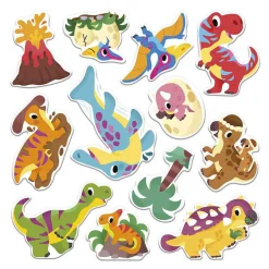 Janod Atelier - Herbruikbare Stickers Dino