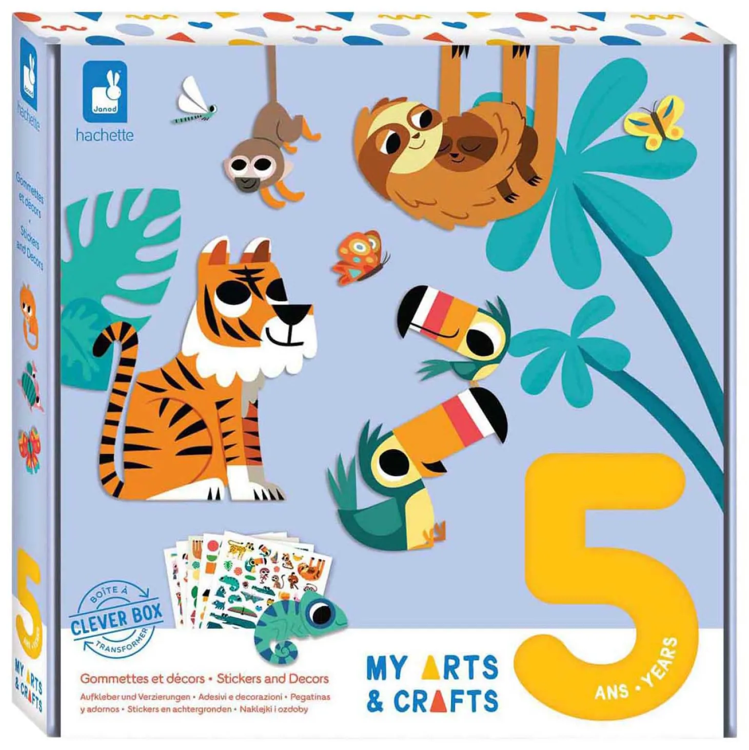 Janod Atelier - Stickers plakken