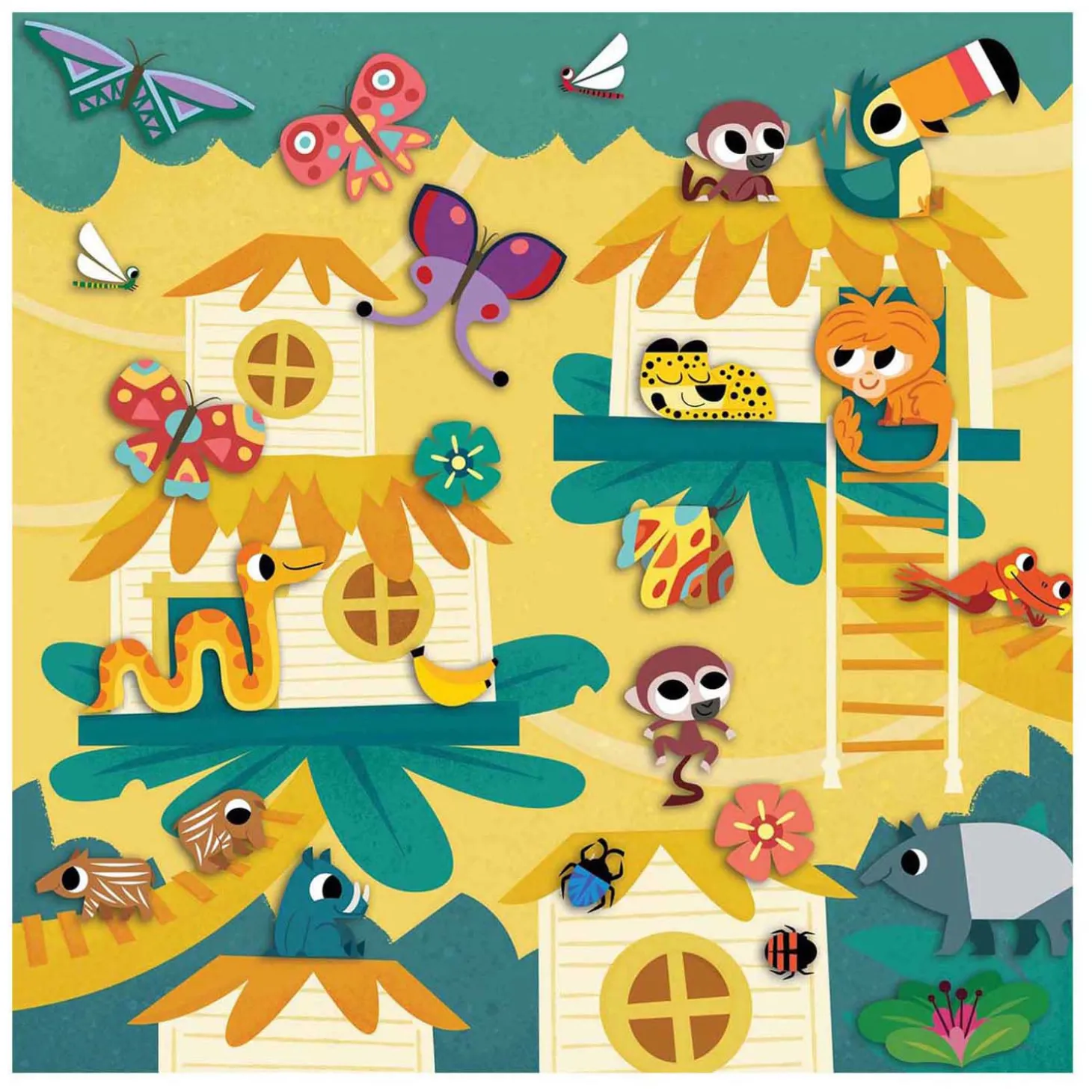 Janod Atelier - Stickers plakken