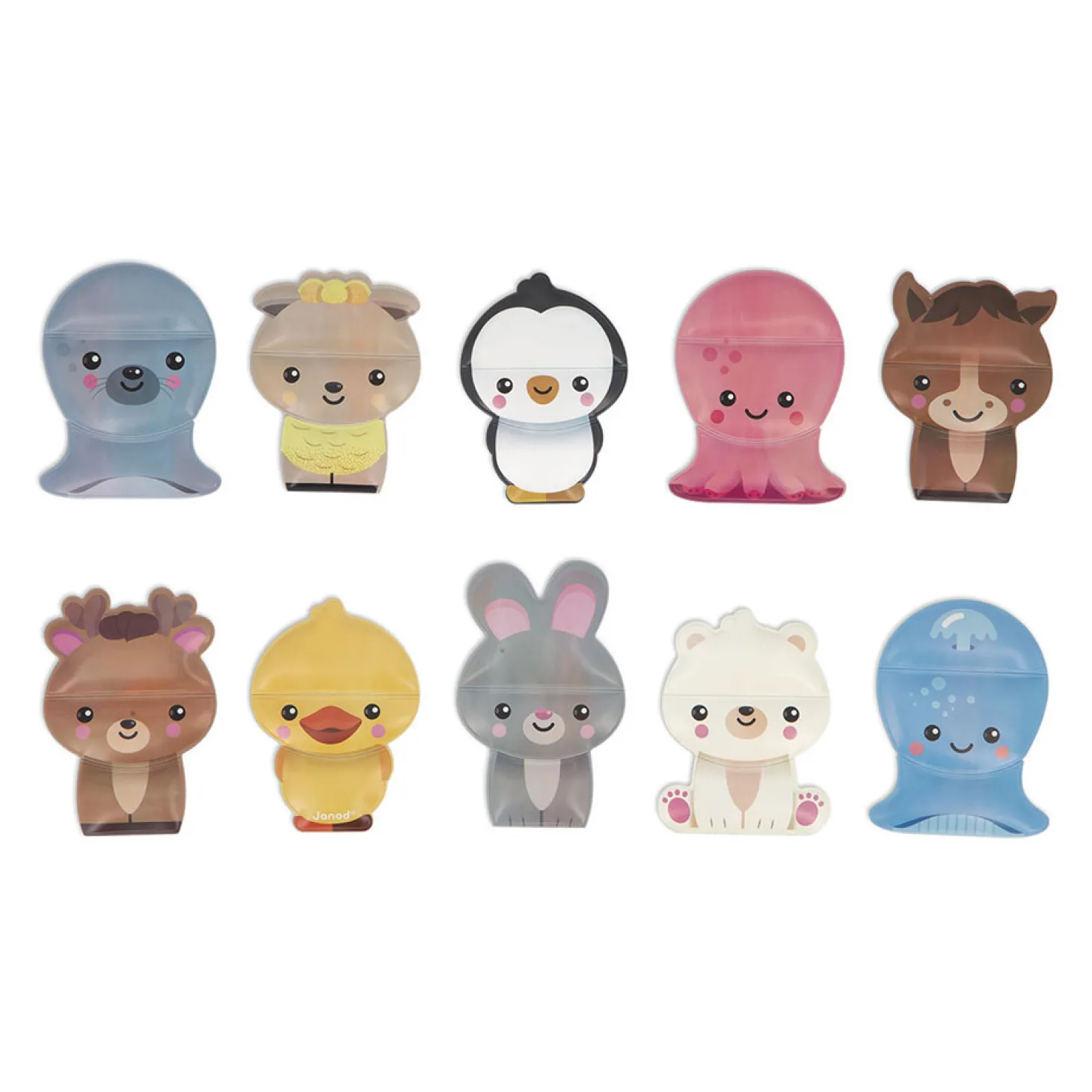 Janod Badspeelgoed - Mix en Match Dieren